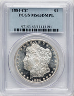 1884-CC $1 DM Morgan Dollar PCGS MS63