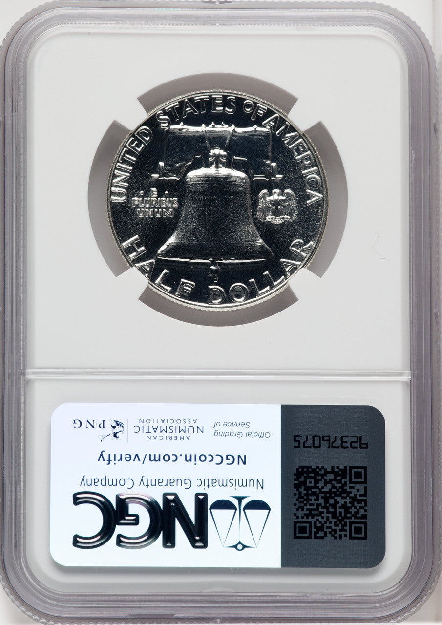 1960 50C Mike Castle Franklin Series Proof Franklin Half Dollar NGC PR69