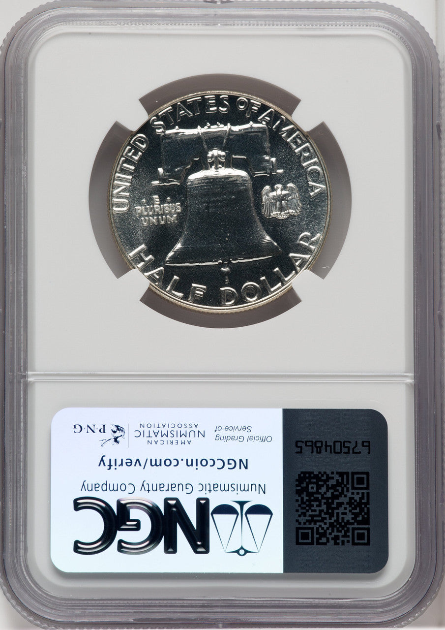 1961 50C Mike Castle Franklin Series Proof Franklin Half Dollar NGC PR69