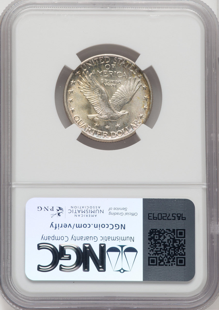 1917 25C Type Two FH Standing Liberty Quarter NGC MS66 | LCR Coin