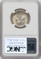 1917 25C Type Two FH Standing Liberty Quarter NGC MS66