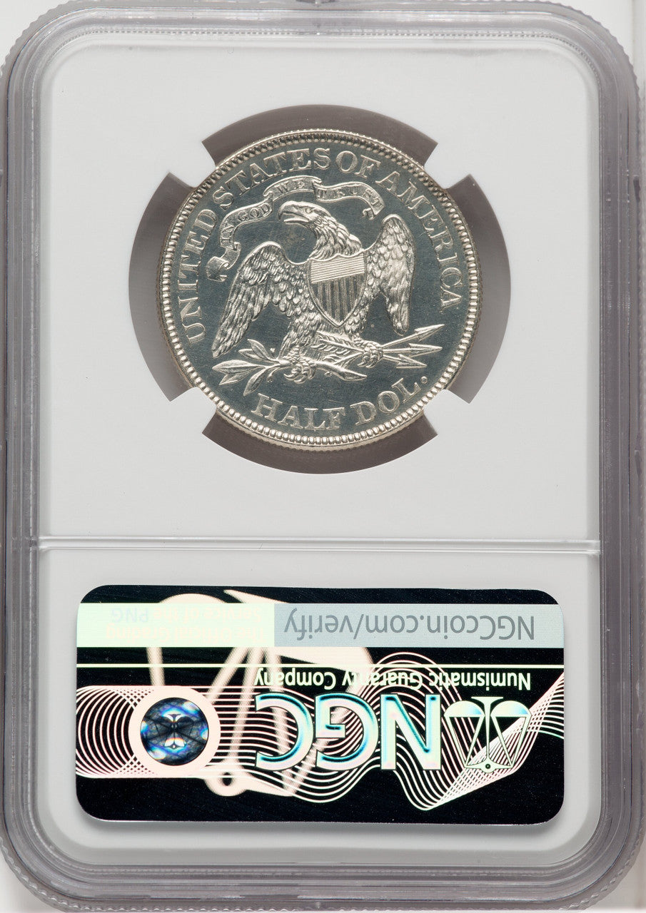 1873 50C Arrows CA Proof Seated Half Dollar NGC PR64