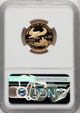 1995-W $10 Quarter-Ounce Gold Eagle Mike Castle NGC PF70