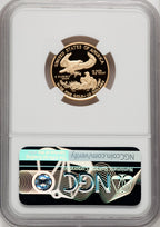 2010-W $10 Quarter-Ounce Gold Eagle First Strike ER Mike Castle NGC PF70