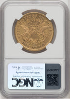 1876 $20 Liberty Double Eagle NGC AU55 (174003039)