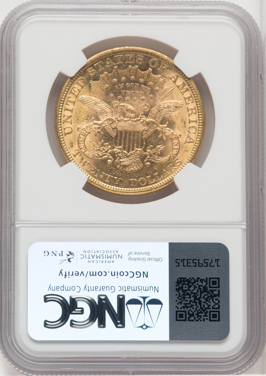 1878 $20 Liberty Double Eagle NGC AU58 (518970149)