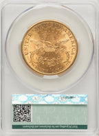 1896-S $20 Liberty Double Eagle CACG MS62 (572032045)