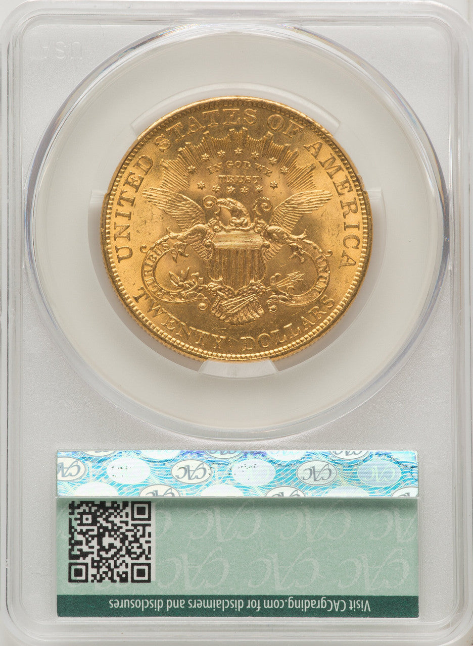 1904 $20 Liberty Liberty Double Eagle CACG MS62