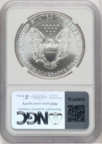 1998 Silver Eagle Thomas Uram NGC MS70