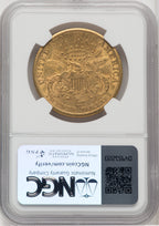 1883-CC $20 Liberty Double Eagle NGC AU58 (768194006)