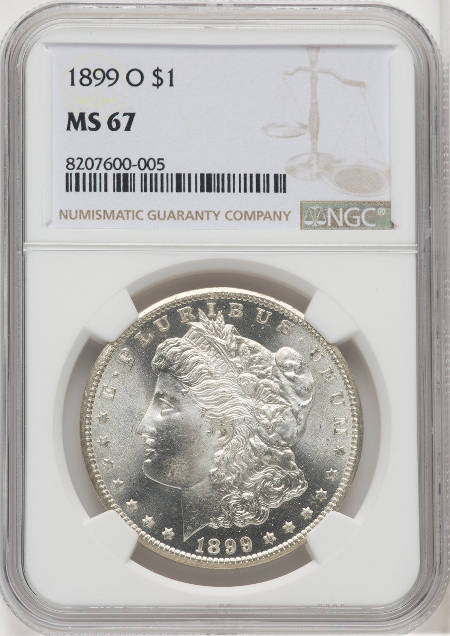 1899-O $1 Morgan Dollar NGC MS67 (768008015)