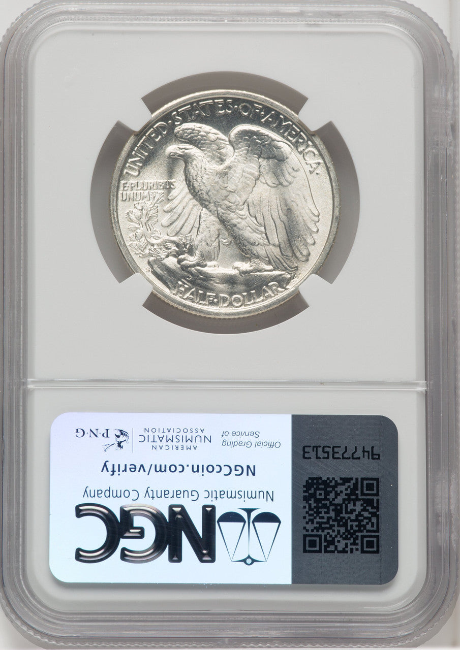 1946-S 50C Walking Liberty Half Dollar NGC MS67 (767015016)