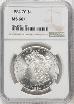 1884-CC $1 Morgan Dollar NGC MS66+ (768118008)