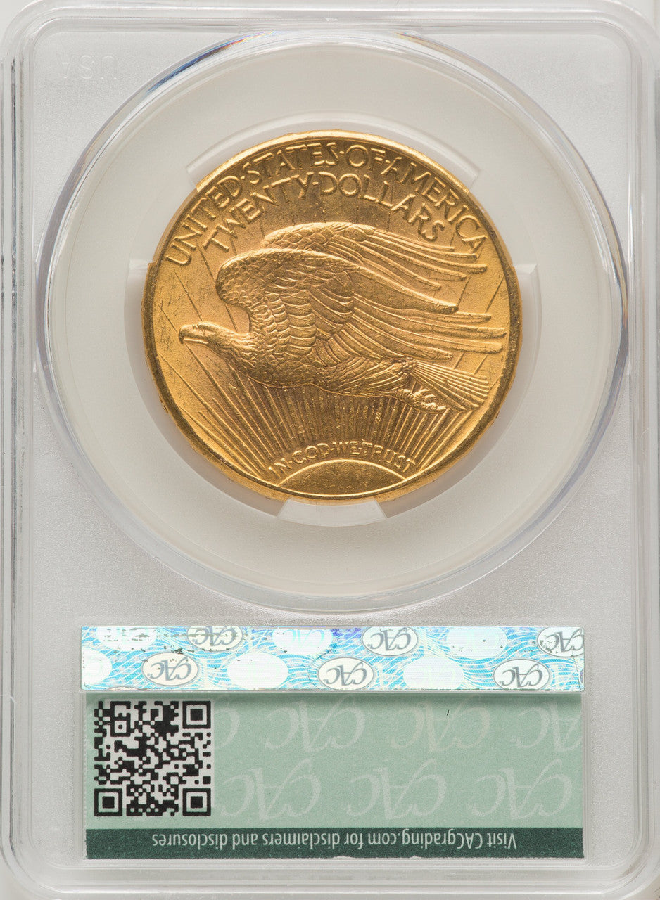 1914-D $20 Saint-Gaudens Double Eagle CACG MS62 (518970324)