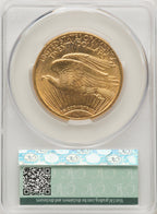 1914-S $20 Saint-Gaudens Double Eagle CACG MS62 (518970326)
