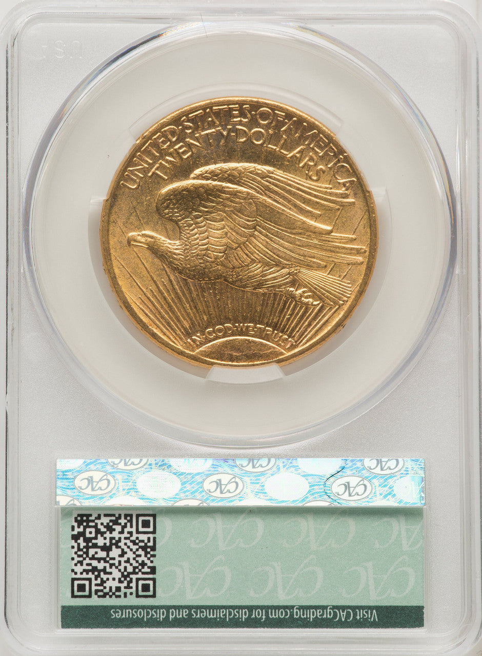 1914-S $20 Saint-Gaudens Double Eagle CACG MS62 (518970326)