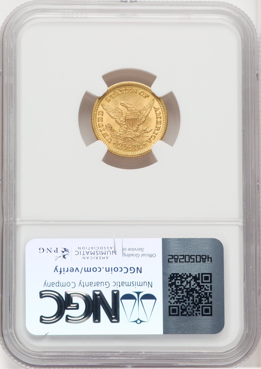 1902 $2.50 Liberty Quarter Eagle NGC MS66