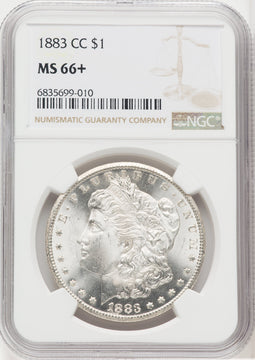 1883-CC $1 Morgan Dollar NGC MS66+ (766337018)