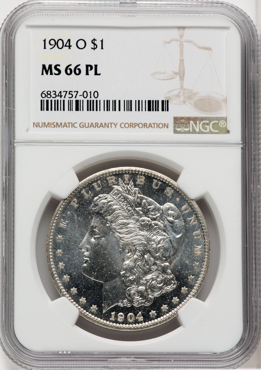 1904-O $1 PL Morgan Dollar NGC MS66