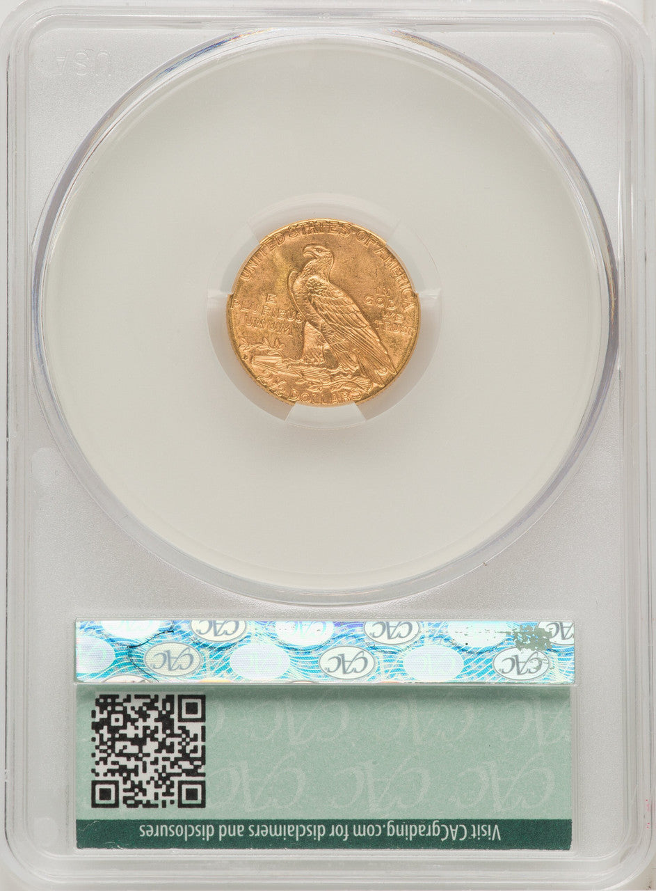 1925-D $2.50 Indian Quarter Eagle CACG MS65