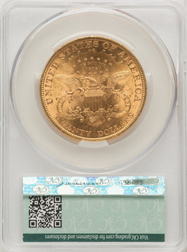 1899 $20 Liberty Double Eagle CACG MS64
