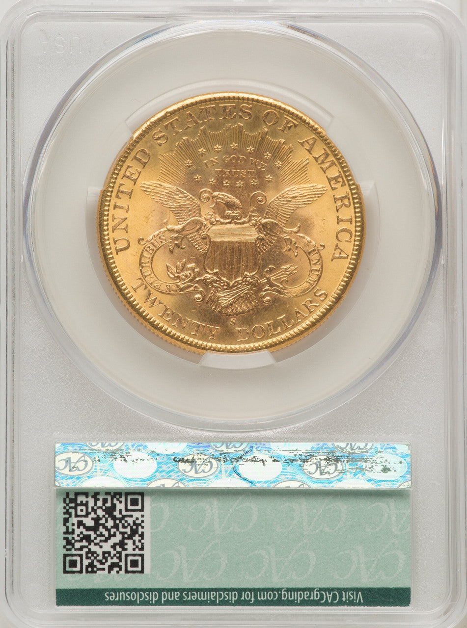 1898-S $20 Liberty Double Eagle CACG MS64