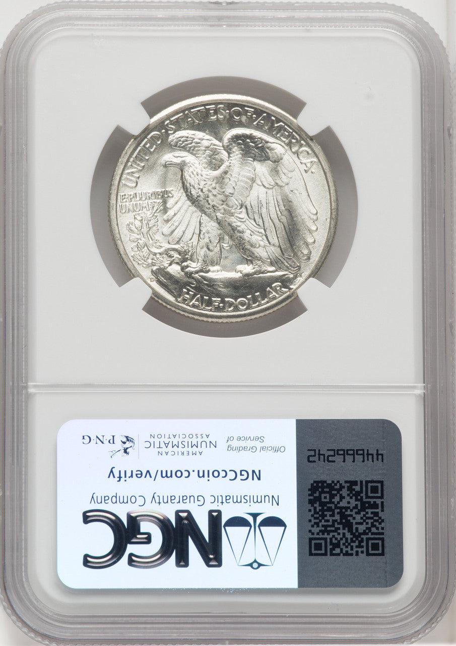 1944-D 50C Walking Liberty Half Dollar NGC MS67+ (762418031)