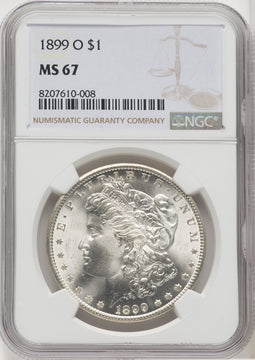 1899-O $1 Morgan Dollar NGC MS67 (767219003)
