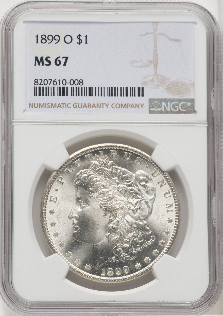 1899-O $1 Morgan Dollar NGC MS67 (767219003)