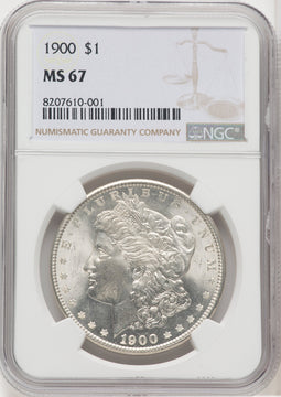 1900 $1 Morgan Dollar NGC MS67 (768008016)