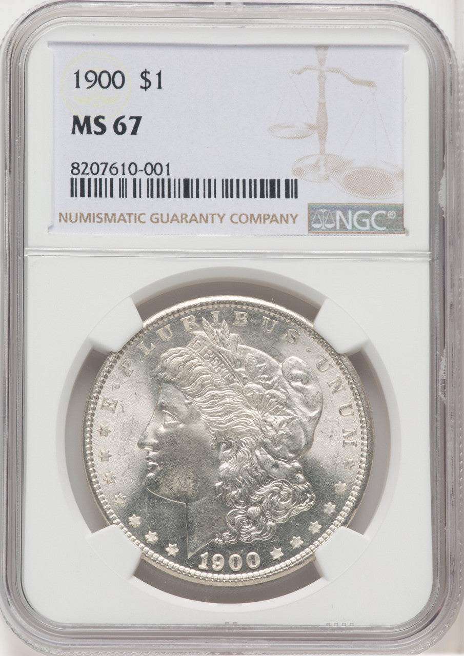 1900 $1 Morgan Dollar NGC MS67 (768008016)