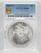 1899-S $1 Morgan Dollar PCGS MS66
