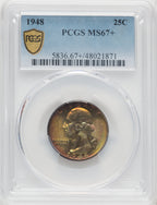 1948 25C Washington Quarter PCGS MS67+ (759130001)
