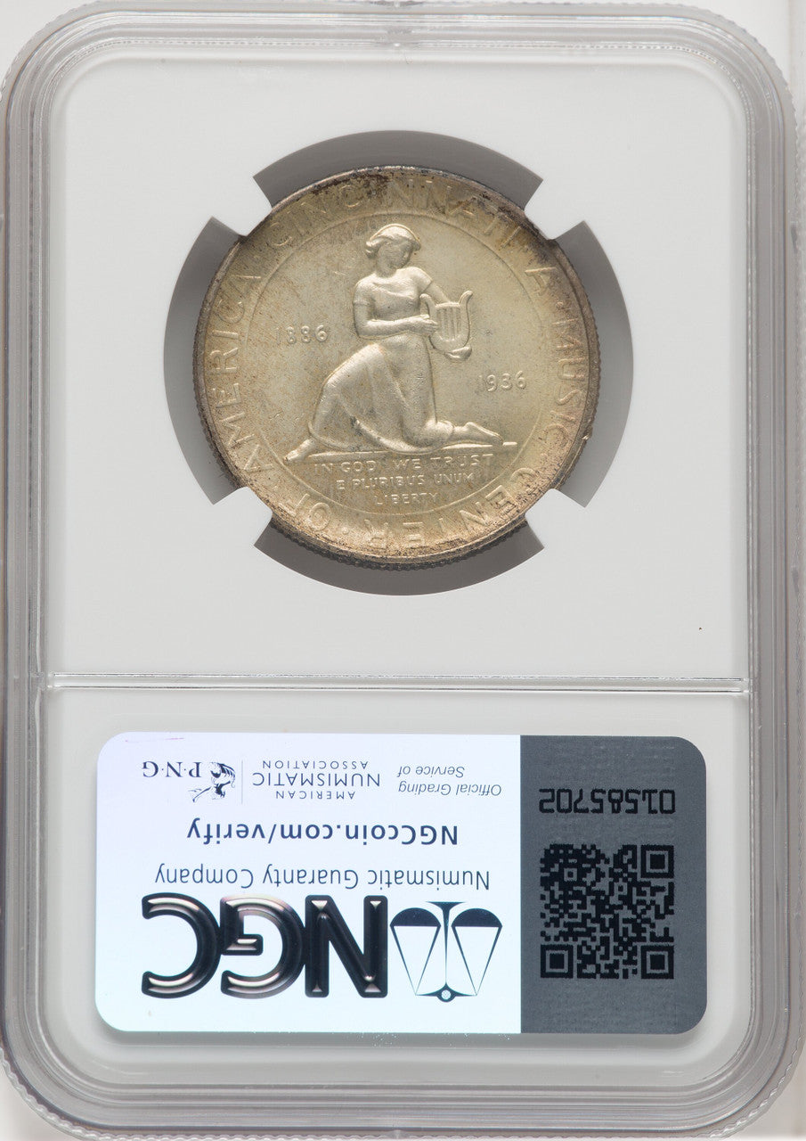 1936 50C Cincinnati Commemorative Silver NGC MS67 (765522027)