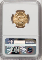 1989 $10 Quarter-Ounce Gold Eagle Brown Label NGC MS70