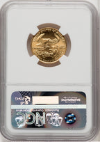 1988 $10 Quarter-Ounce Gold Eagle Brown Label NGC MS70