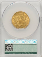1808 $5 Early Half Eagle CACG AU55