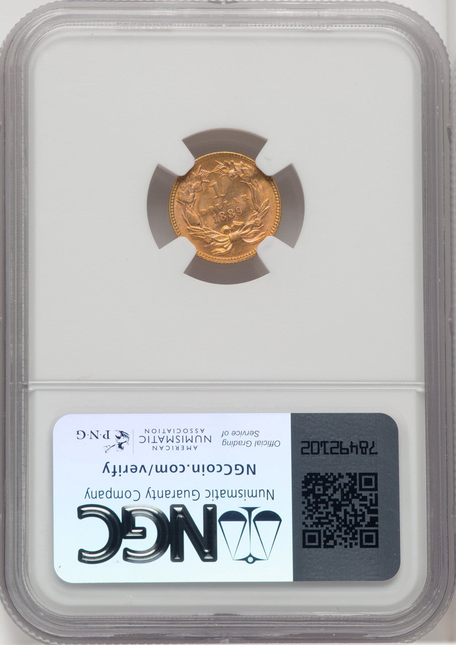 1889 Gold Dollar NGC MS67