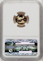 2014-W Gold American Eagle 4-Coin Set NGC PF70 Angela Buchanan Signed