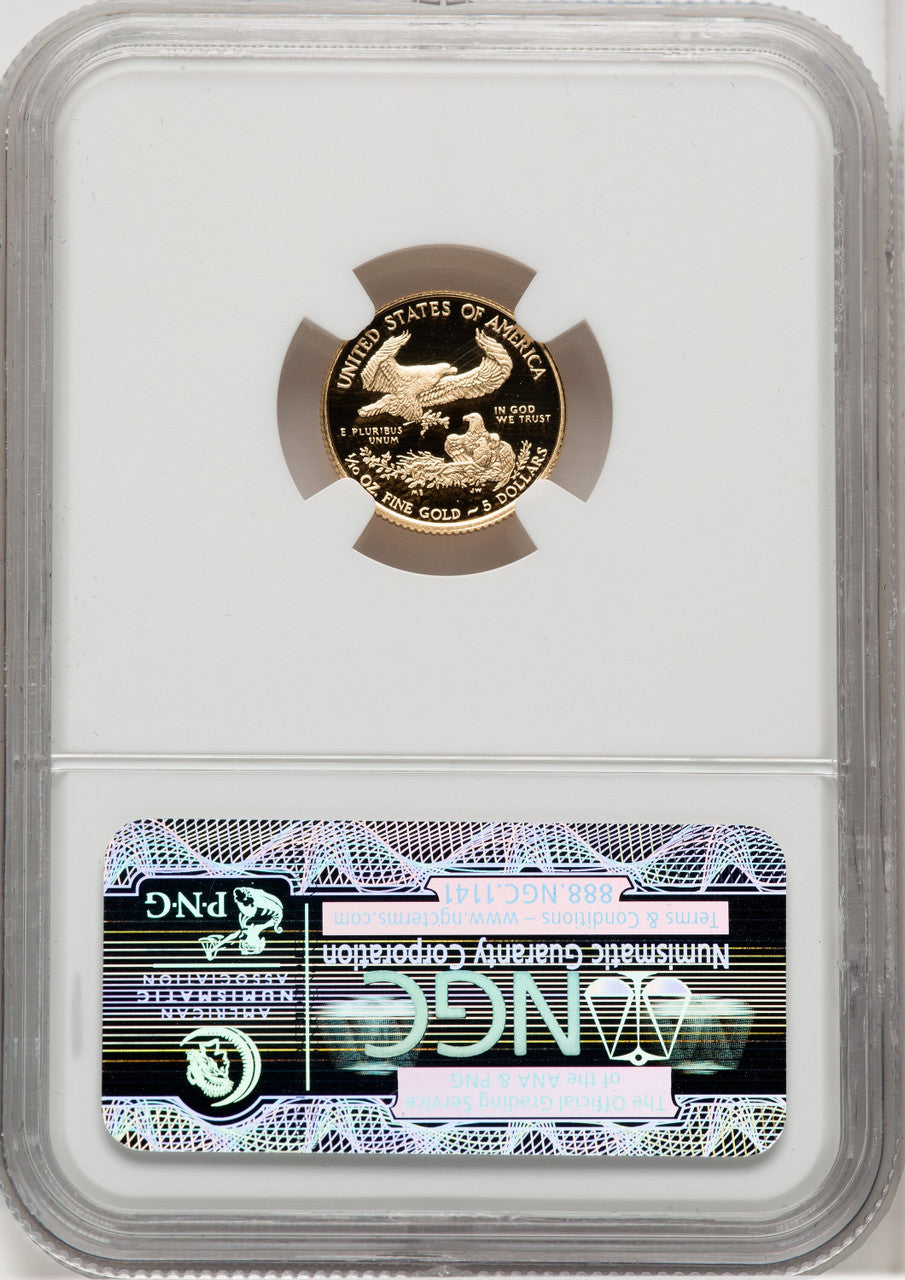 2014-W Gold American Eagle 4-Coin Set NGC PF70 Angela Buchanan Signed