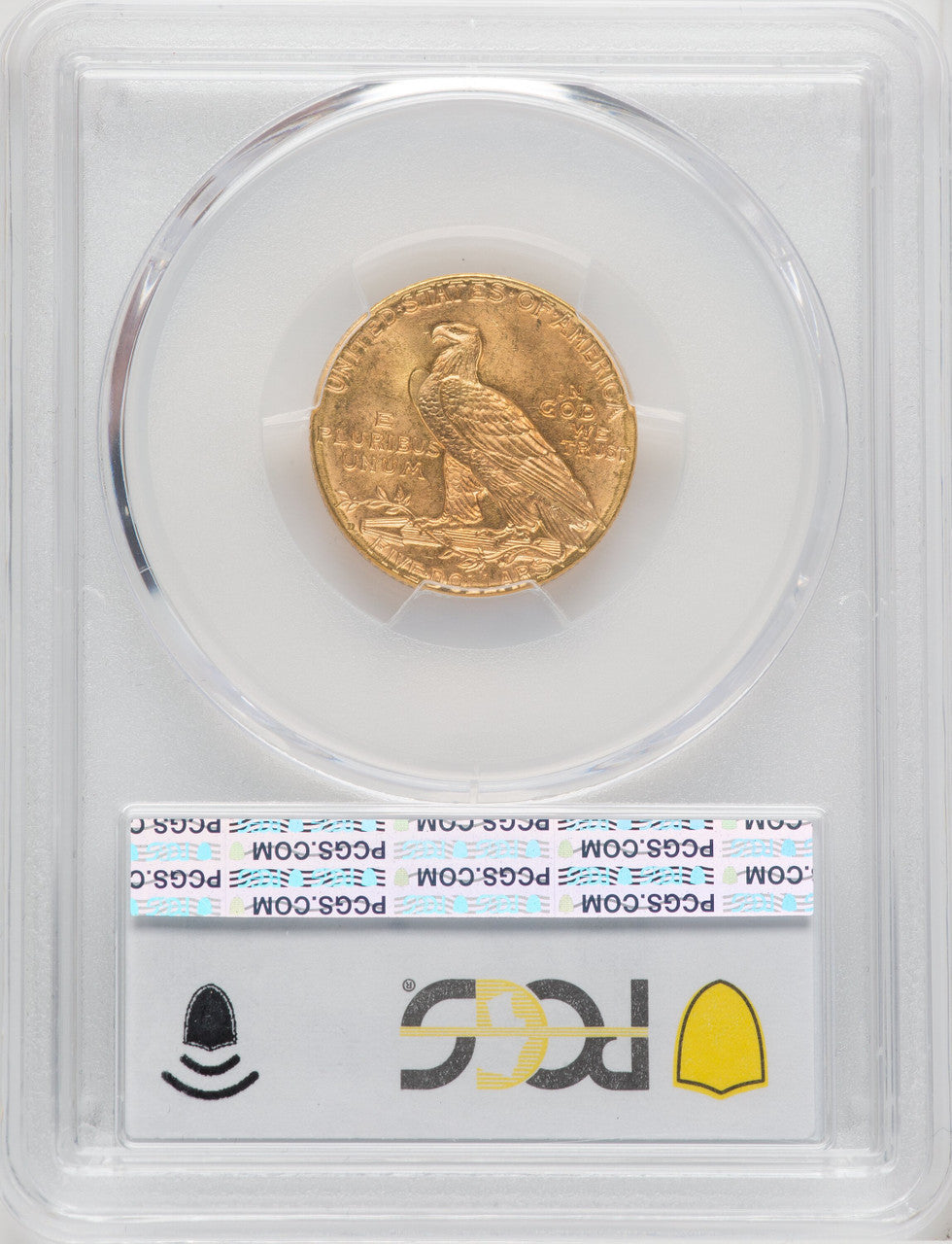 1909-D $5 Indian Half Eagle PCGS MS65