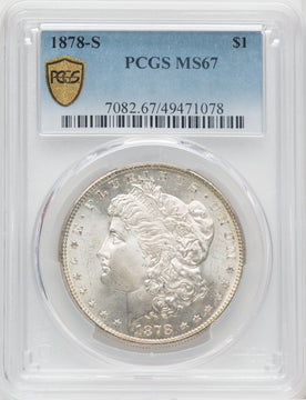1878-S $1 Morgan Dollar PCGS MS67