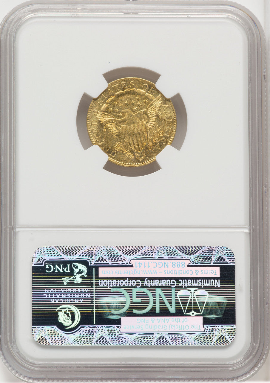 1806/4 $2.50 BD-1 Early Quarter Eagle NGC MS61