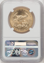 2016-W $50 One-Ounce Gold Eagle First Strike 30th Anniversary St. Gaudens Signature NGC MS70
