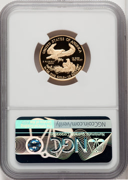 2021-W G$10 Quarter Ounce Gold Eagle Type OneDC NGC MS70