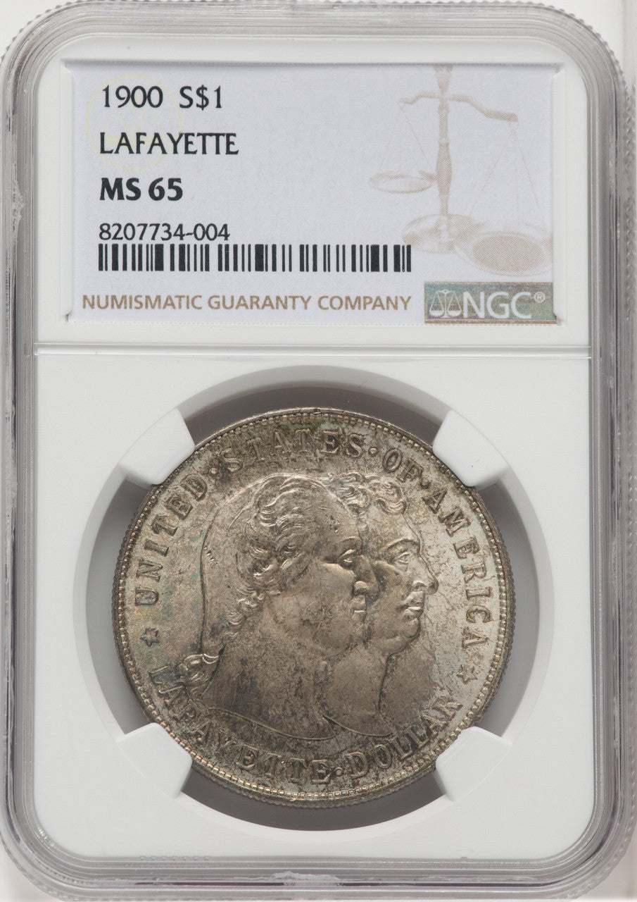1900 Lafayette Dollar Commemorative Silver NGC MS65