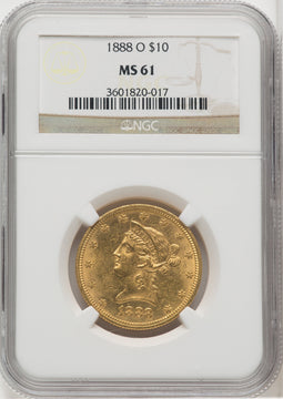 1888-O $10 Liberty Eagle NGC MS61