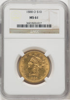 1888-O $10 Liberty Eagle NGC MS61