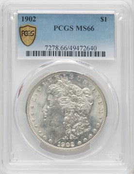 1902 Morgan Dollar PCGS MS66