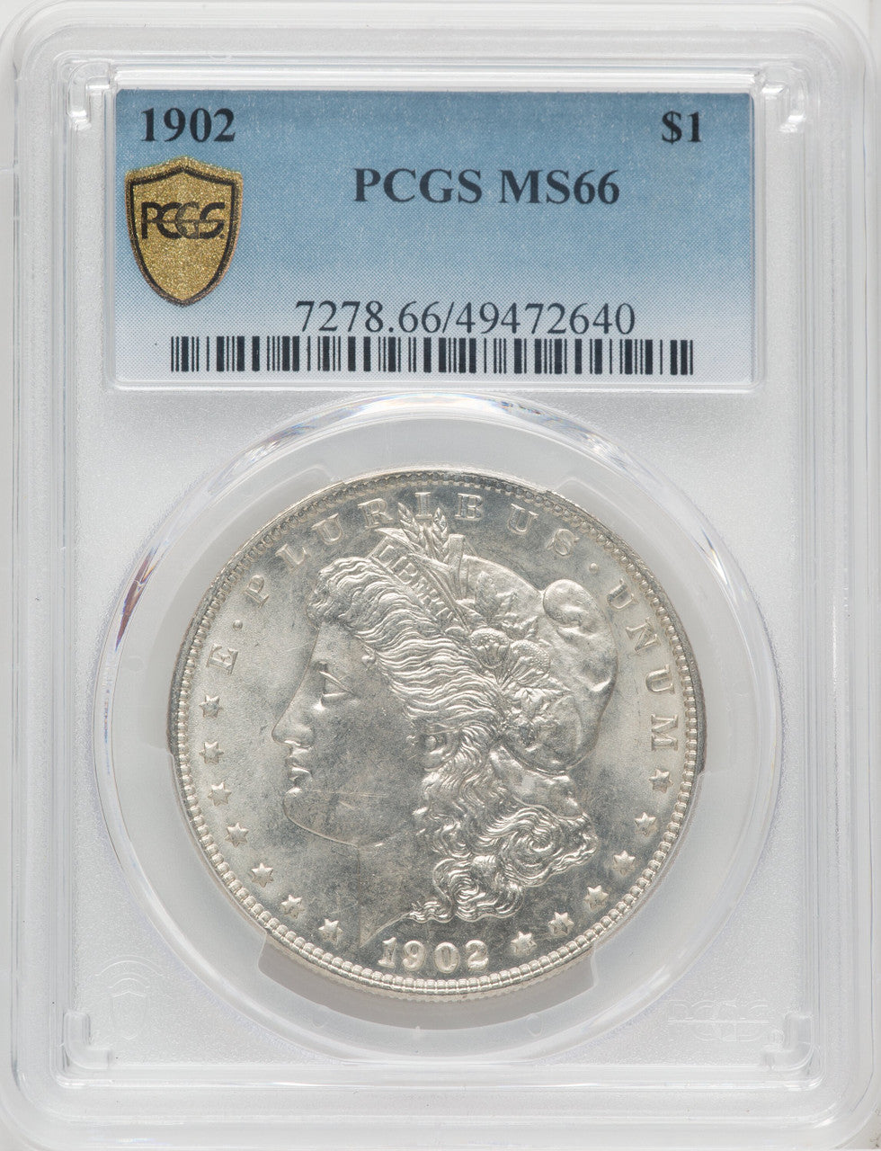 1902 Morgan Dollar PCGS MS66